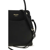 Prada Black Calf Leather Shoulder Bag