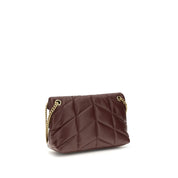 Saint Laurent Bordeaux Lambskin Shoulder Bag