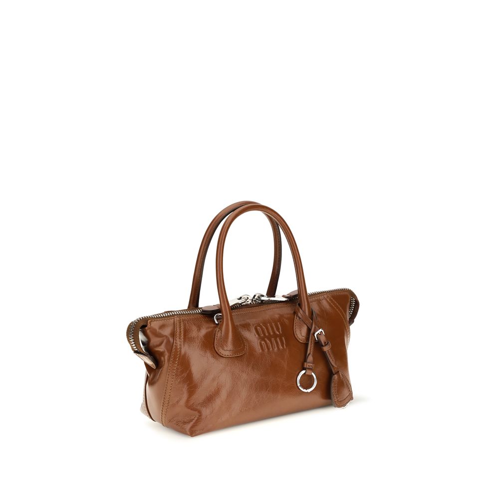 Miu Miu Brown Calf Leather Handbag