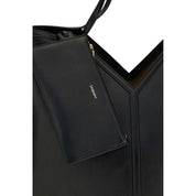 Saint Laurent Black Calf Leather Shoulder Bag