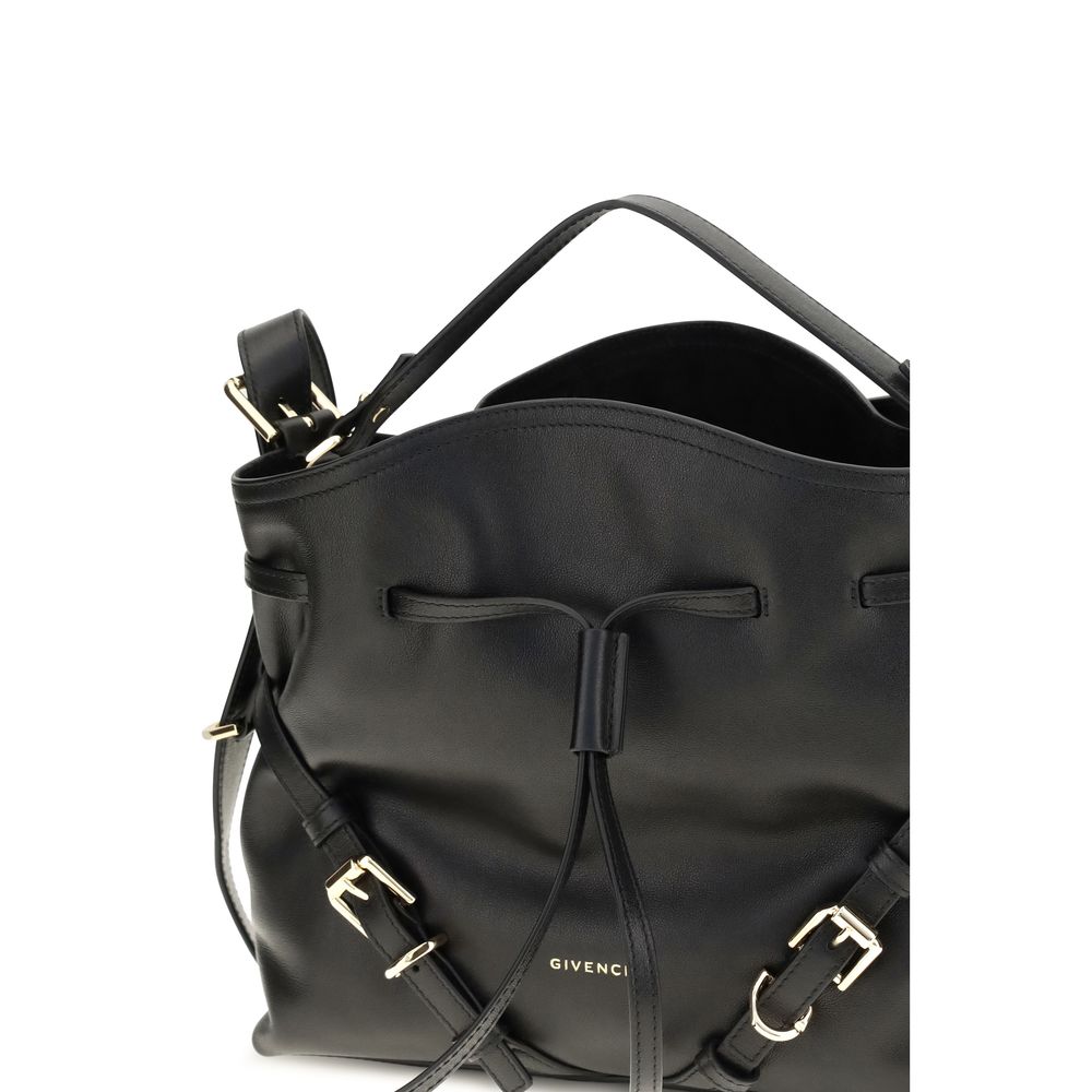 Givenchy Black Calf Leather Bucket Bag