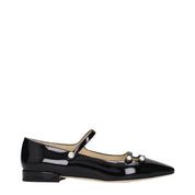 Jimmy Choo Black Patent Leather Ballet Flats