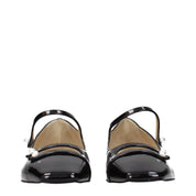 Jimmy Choo Black Patent Leather Ballet Flats