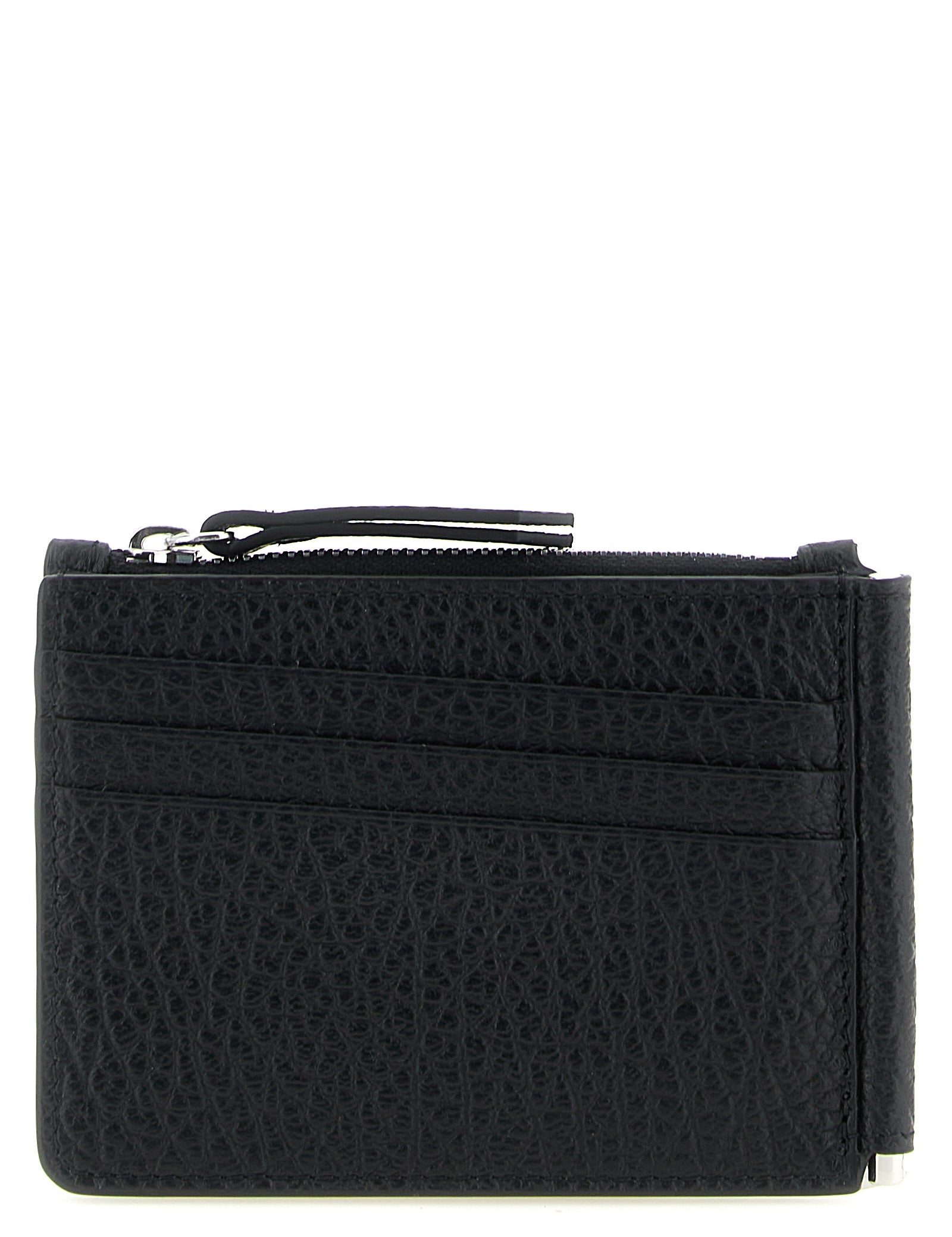 Maison Margiela Black Calfskin Leather Wallet