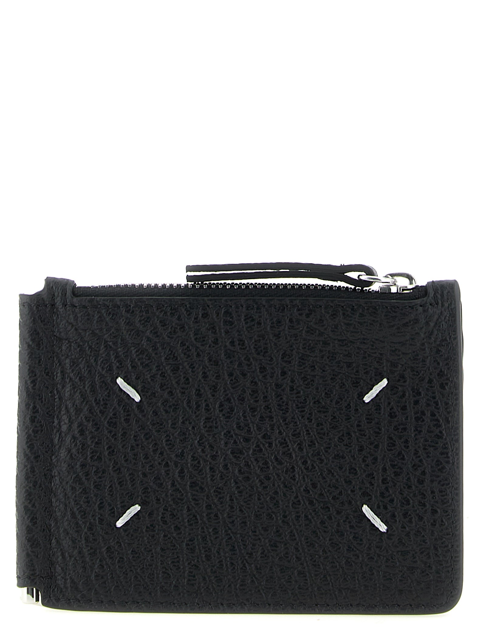 Maison Margiela Black Calfskin Leather Wallet
