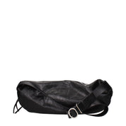 Jil Sander Black Leather Backpack