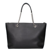 Jimmy Choo Black Leather Shoulder Bag