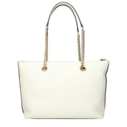 Jimmy Choo White Leather Shoulder Bag