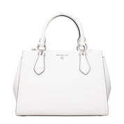 Michael Kors White Leather Handbag