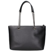 Jimmy Choo Black Leather Shoulder Bag