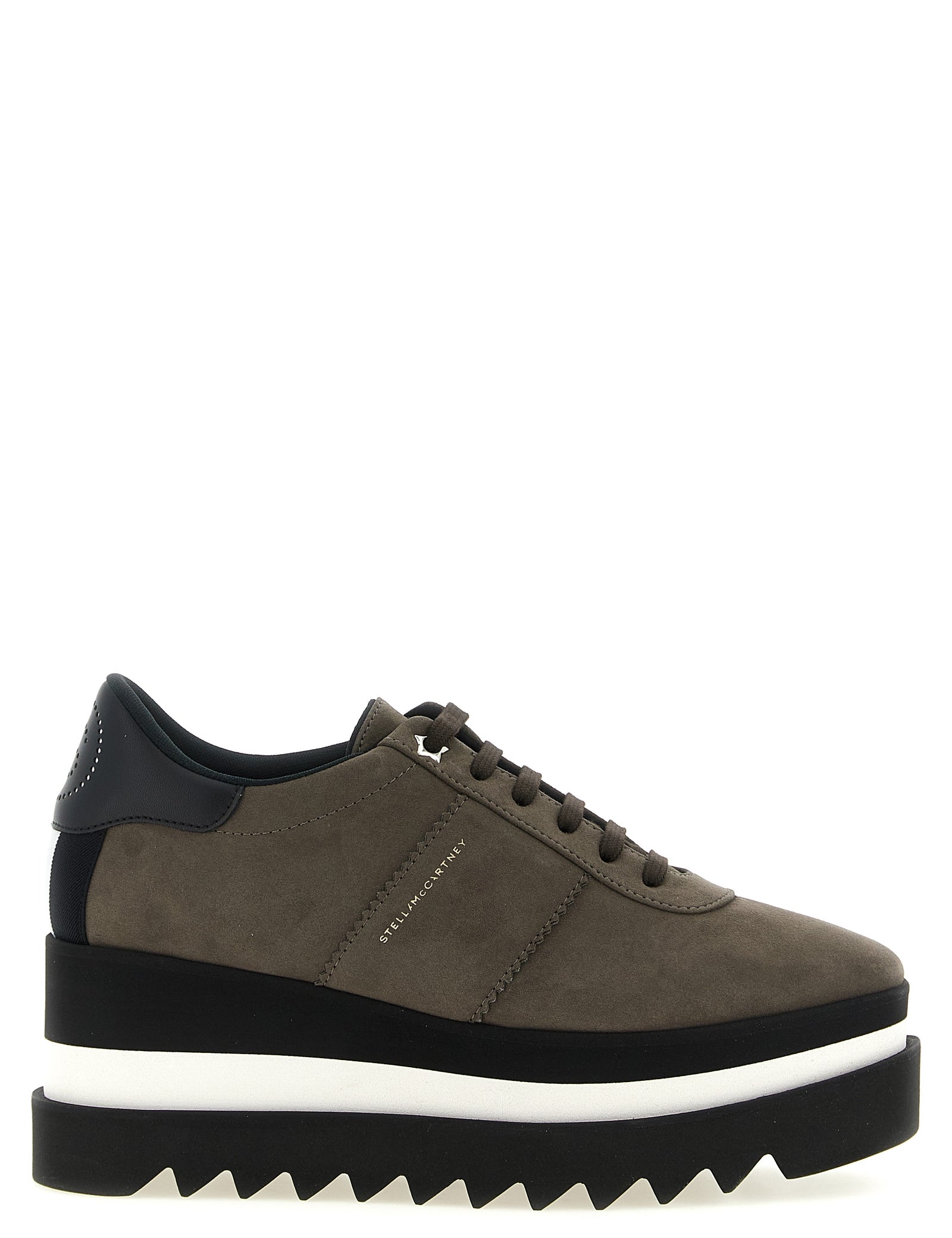 Stella McCartney Gray Alter Suede Platform Sneakers