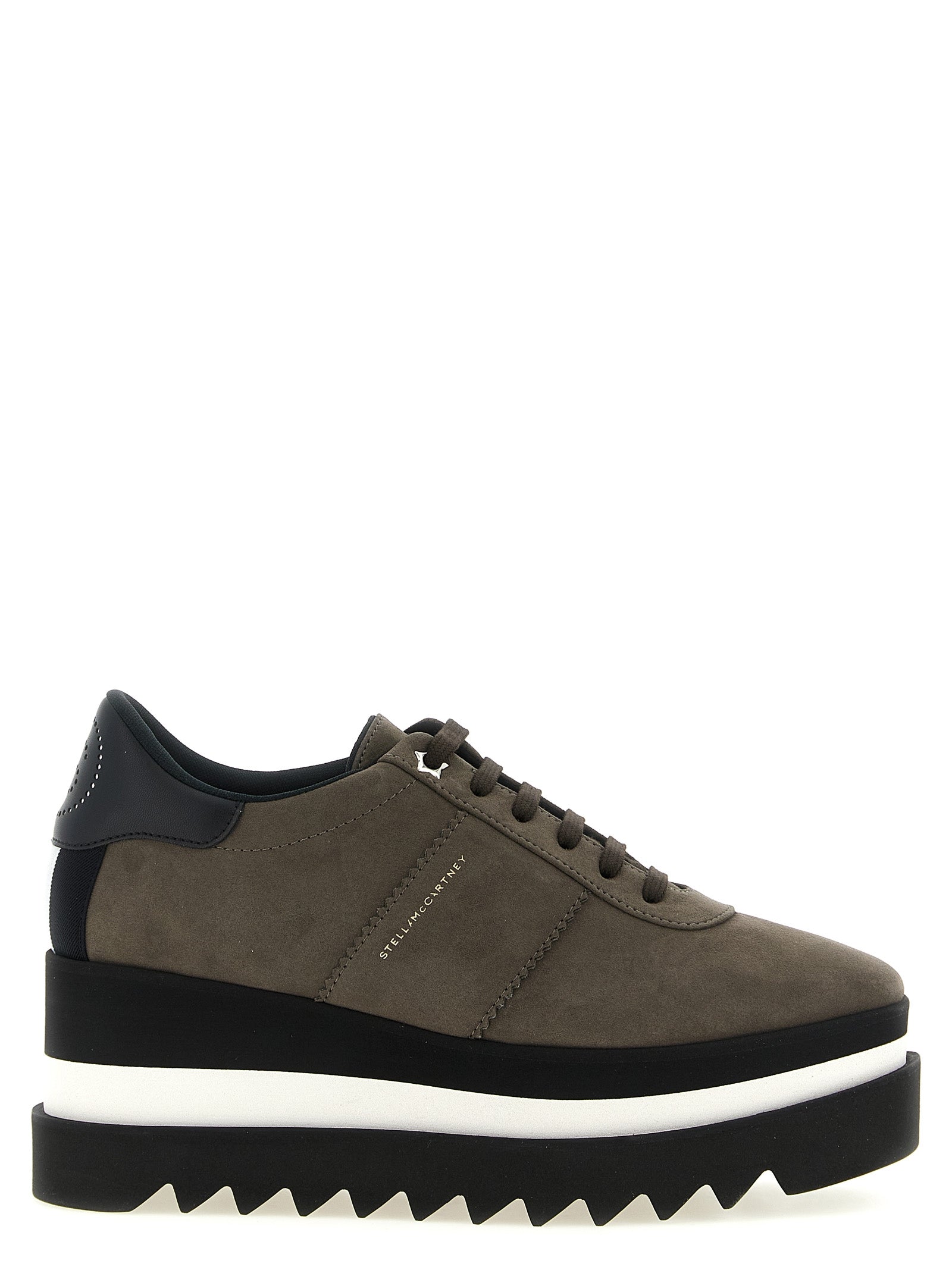 Stella McCartney Gray Alter Suede Platform Sneakers