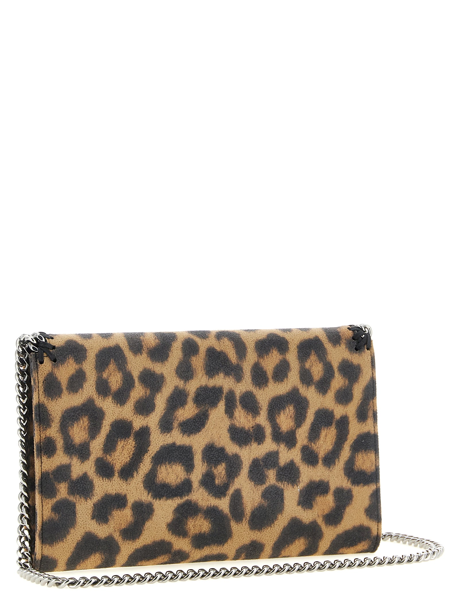 Stella McCartney Brown Polyester Clutch Bag