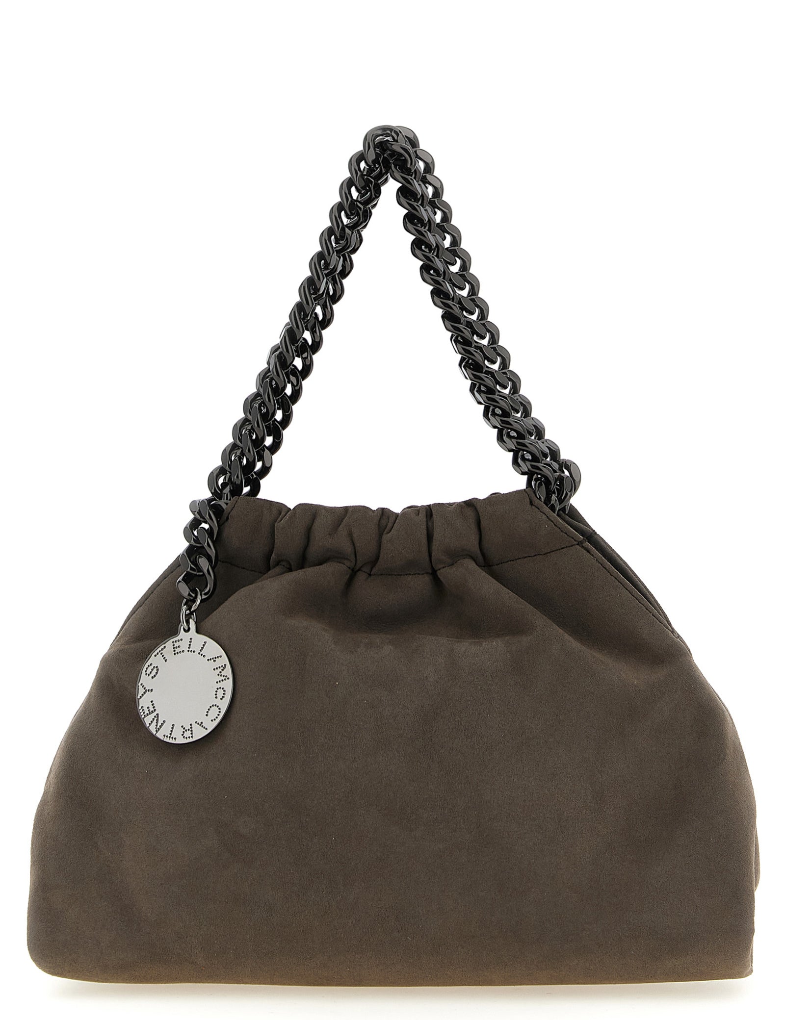 Stella McCartney Gray Alter Suede Crossbody Bag