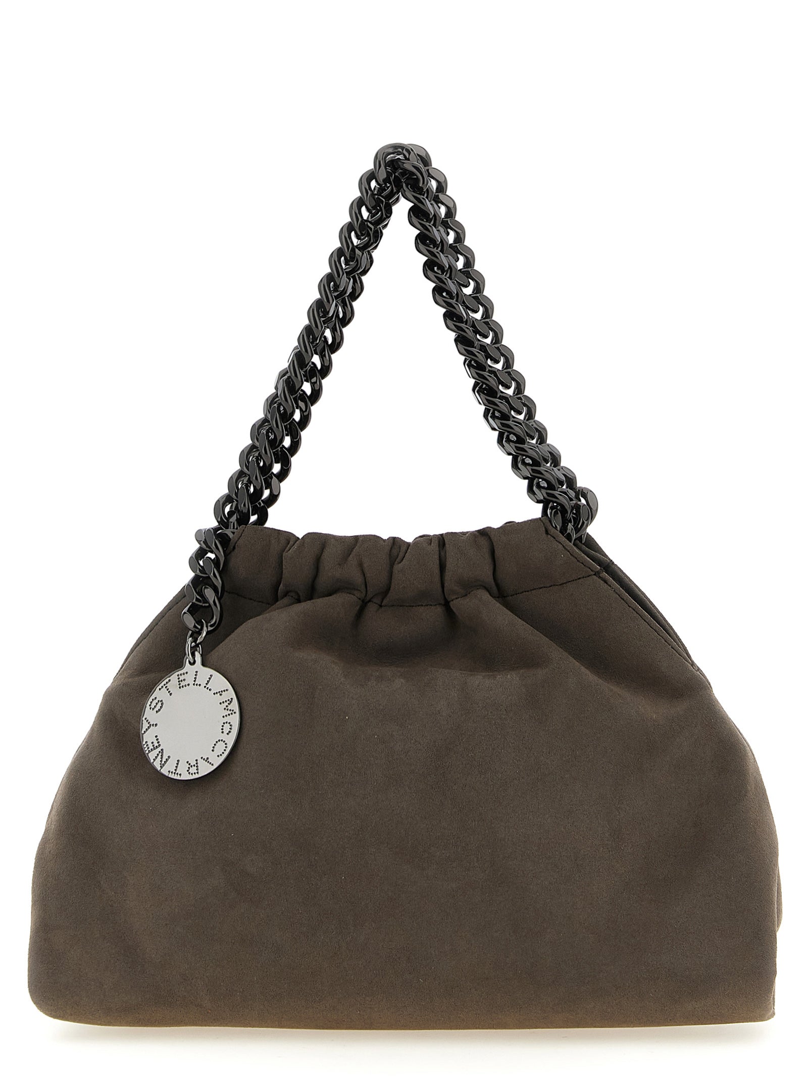 Stella McCartney Gray Alter Suede Crossbody Bag