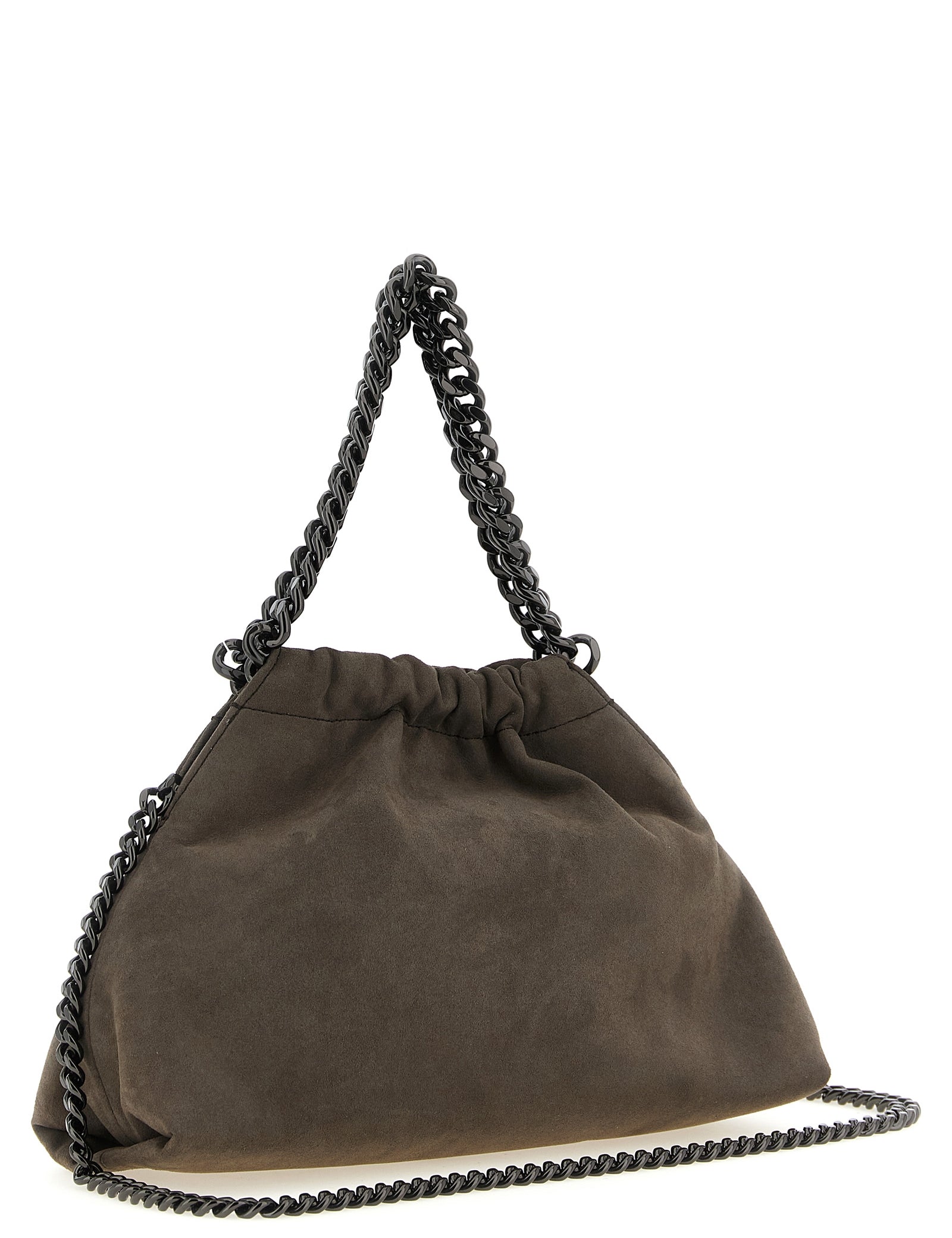 Stella McCartney Gray Alter Suede Crossbody Bag