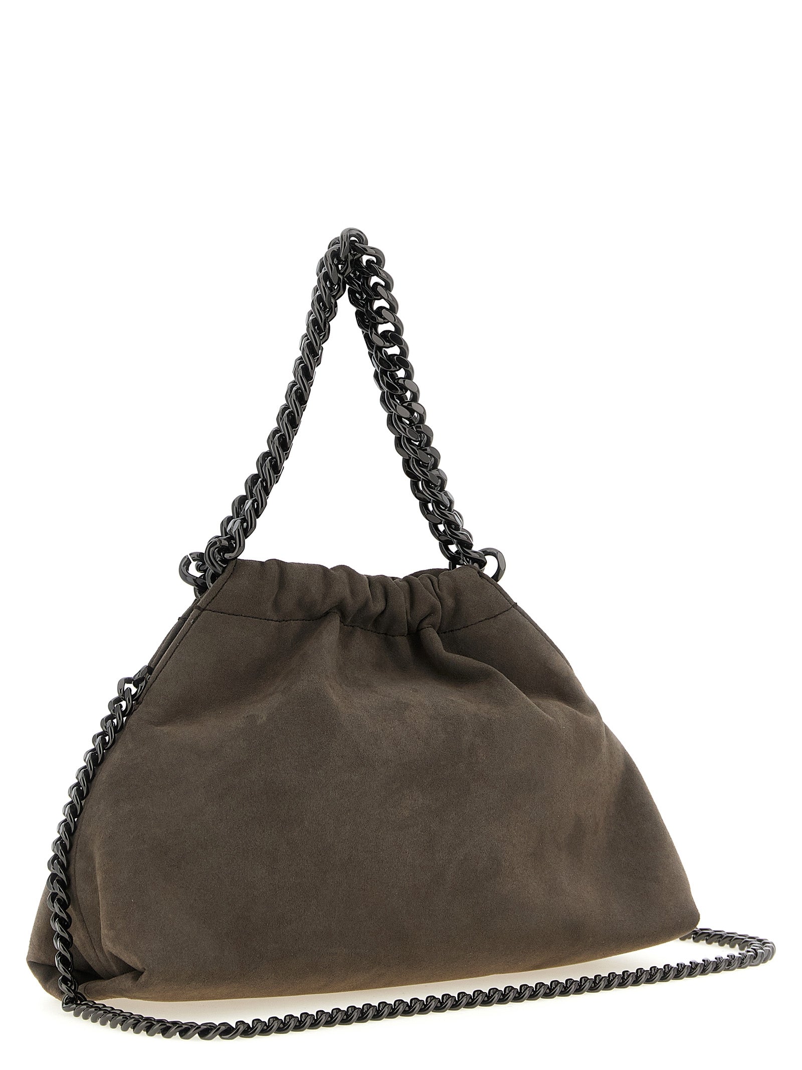 Stella McCartney Gray Alter Suede Crossbody Bag