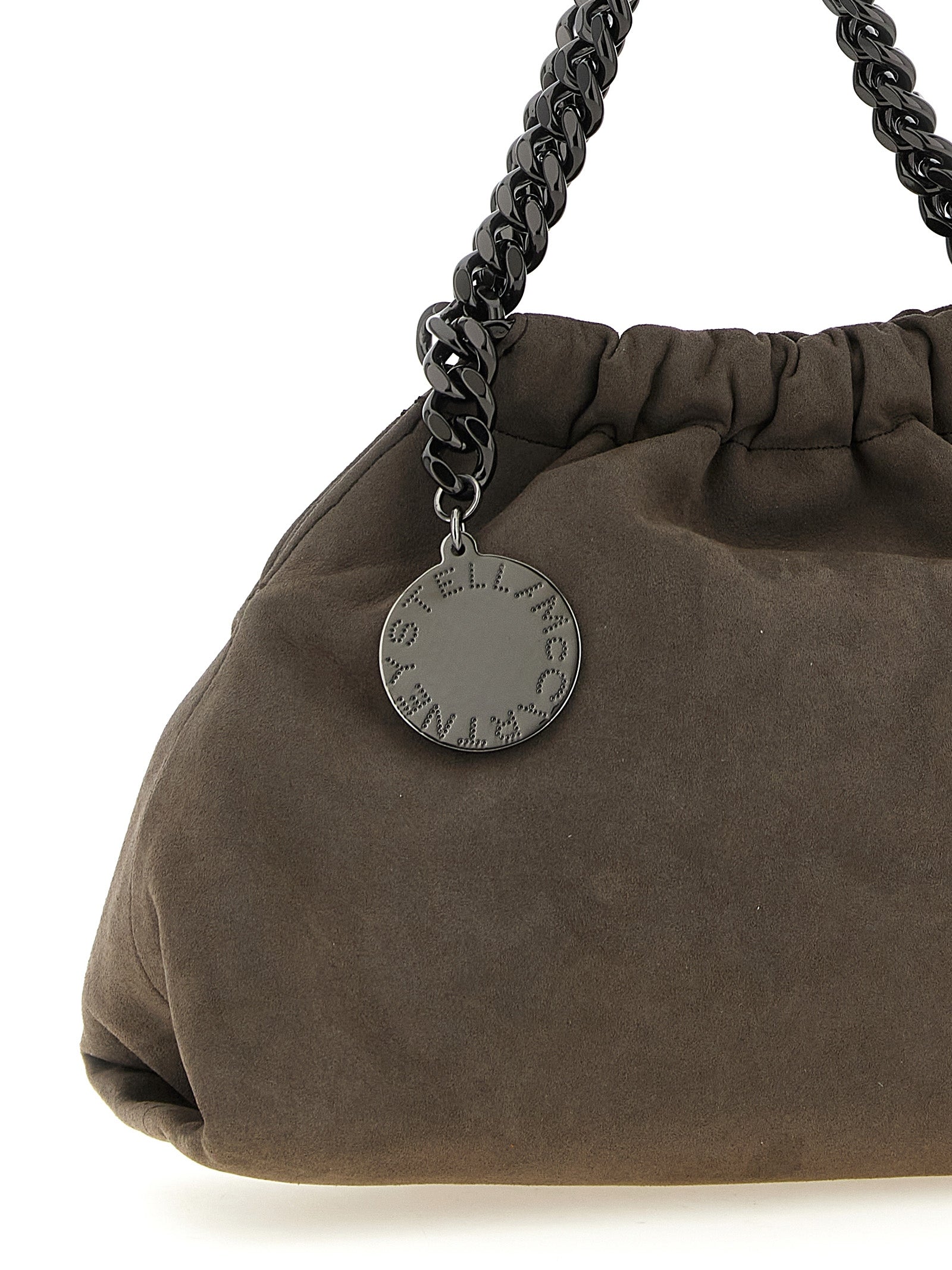 Stella McCartney Gray Alter Suede Crossbody Bag