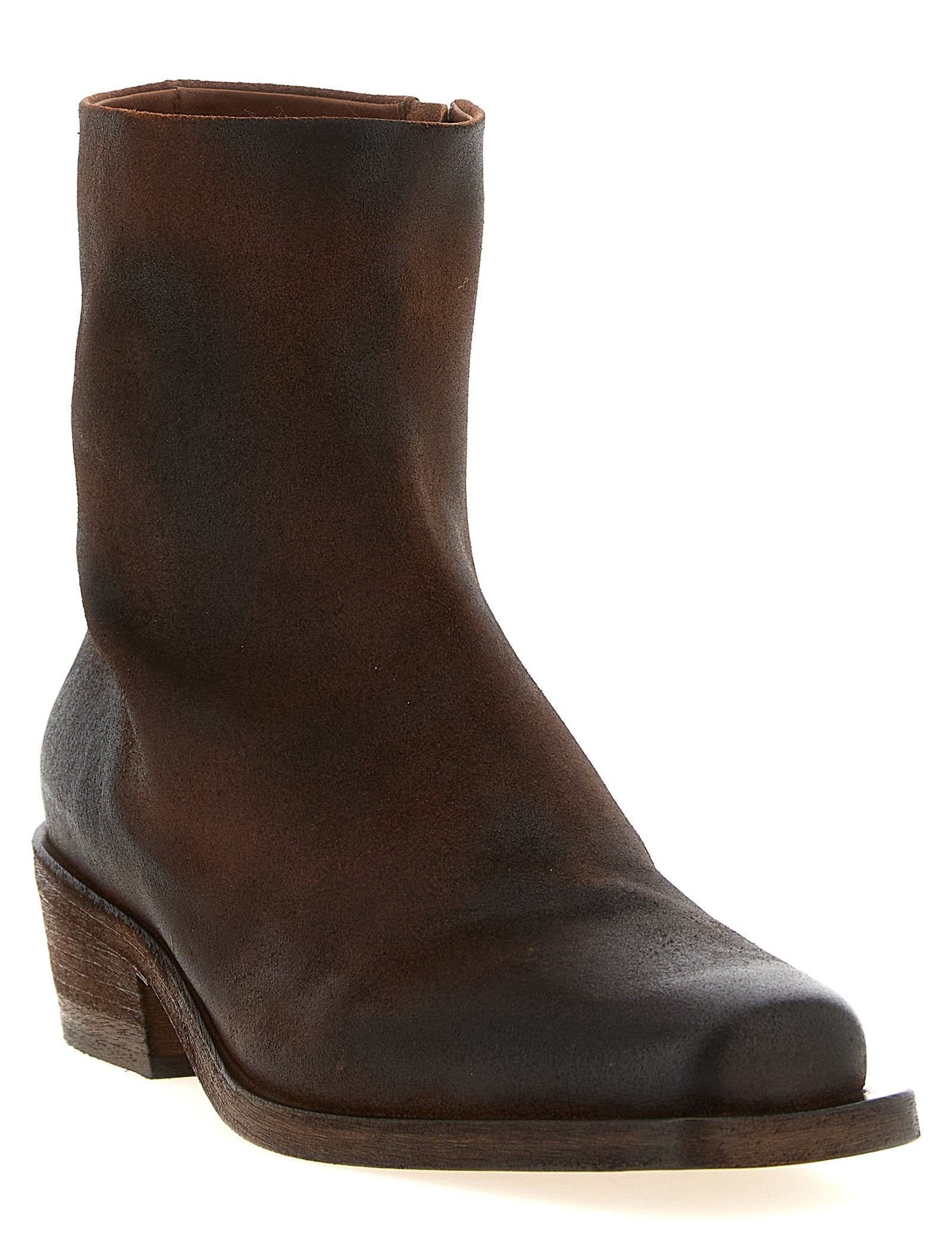 Marsèll Brown Calfskin Ankle Boots