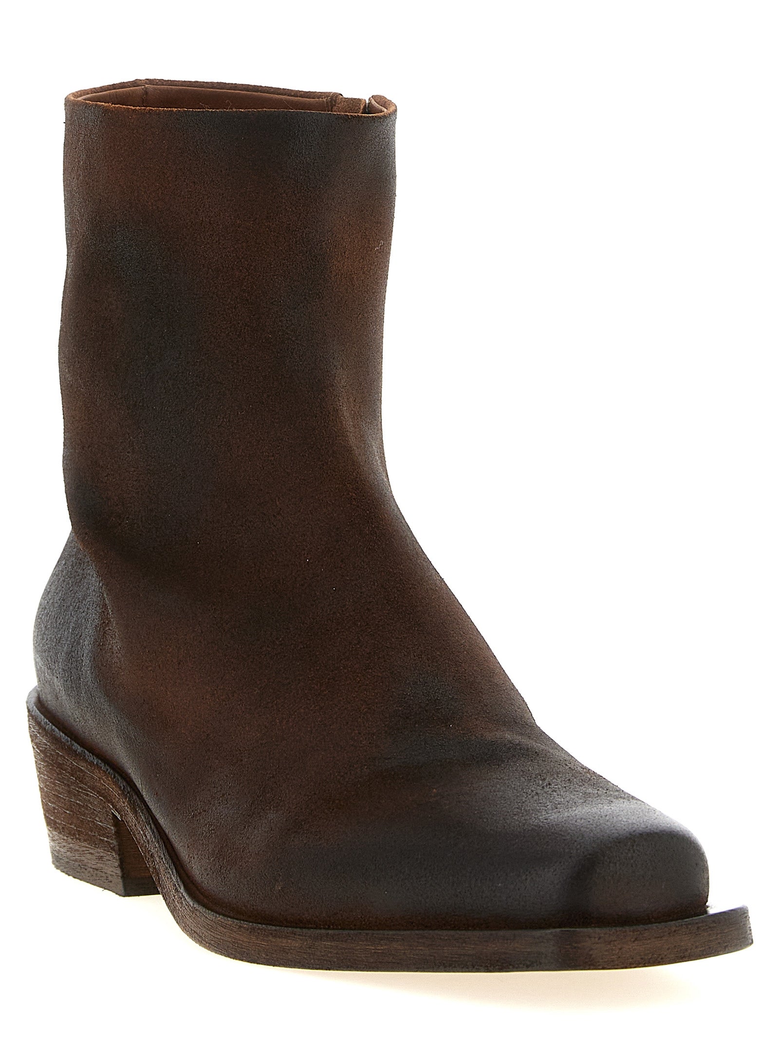 Marsèll Brown Calfskin Ankle Boots