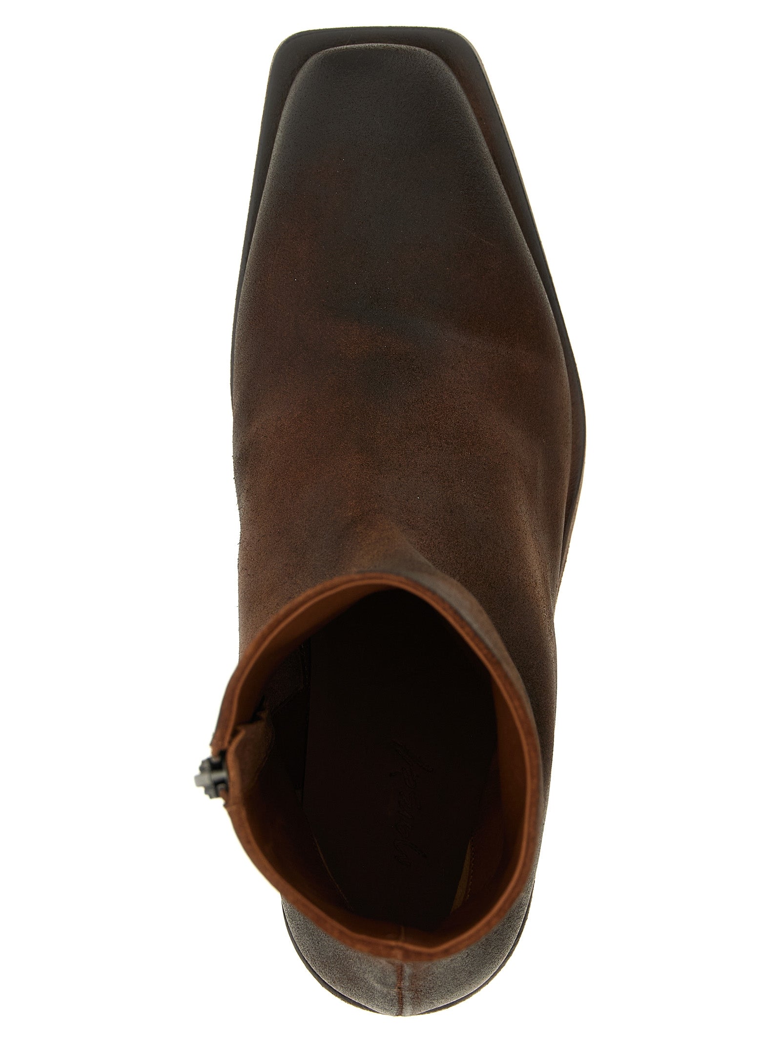 Marsèll Brown Calfskin Ankle Boots