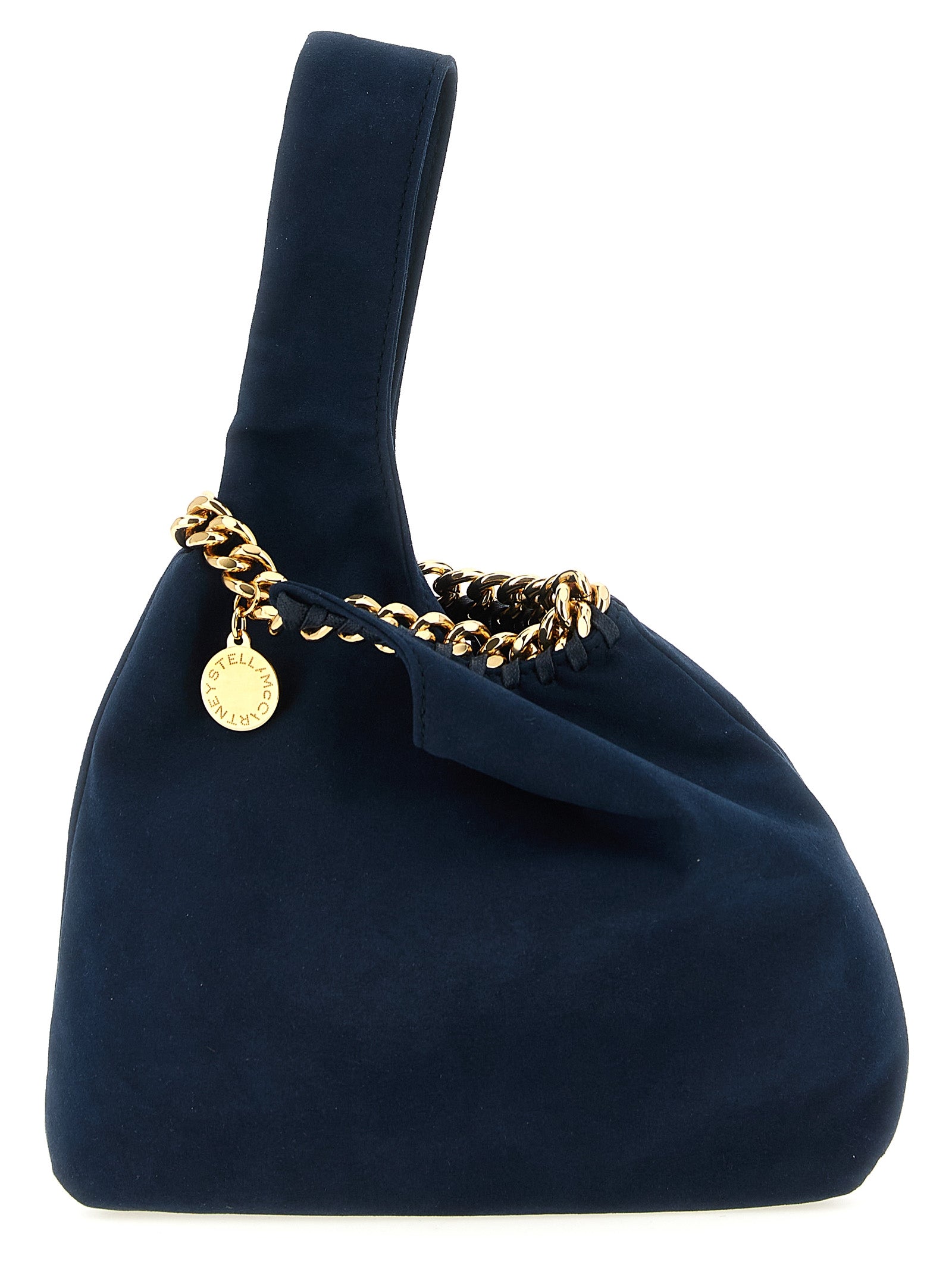 Stella McCartney Blue Alter Suede Wrist Bag