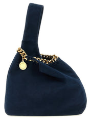 Stella McCartney Blue Alter Suede Wrist Bag