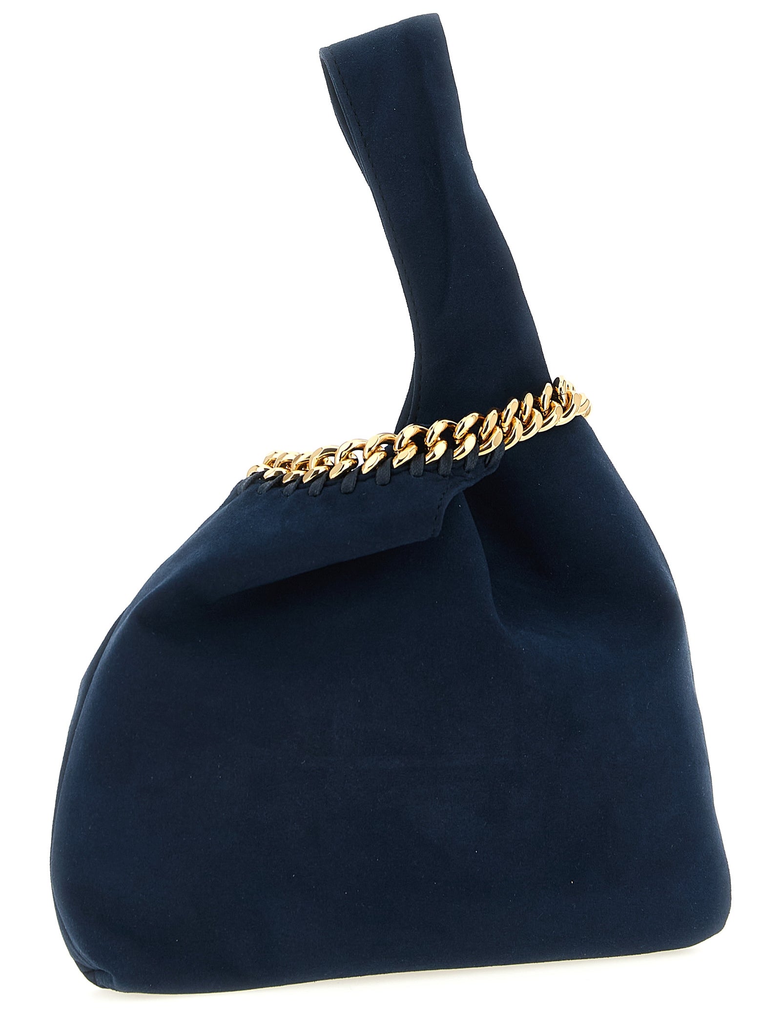 Stella McCartney Blue Alter Suede Wrist Bag