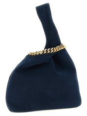 Stella McCartney Blue Alter Suede Wrist Bag
