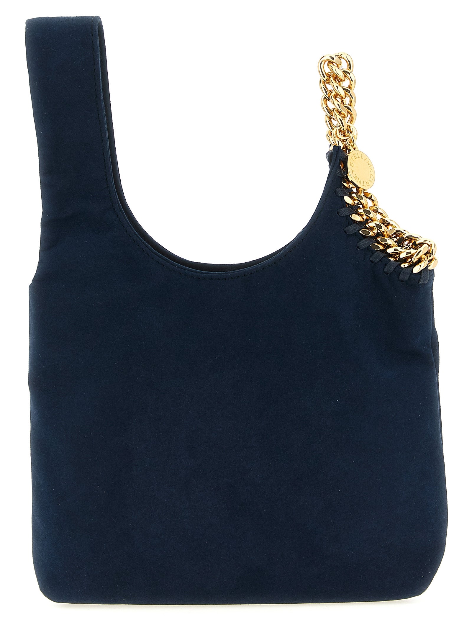 Stella McCartney Blue Alter Suede Wrist Bag