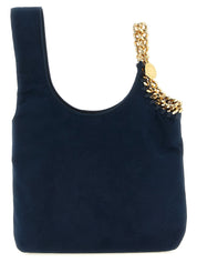 Stella McCartney Blue Alter Suede Wrist Bag