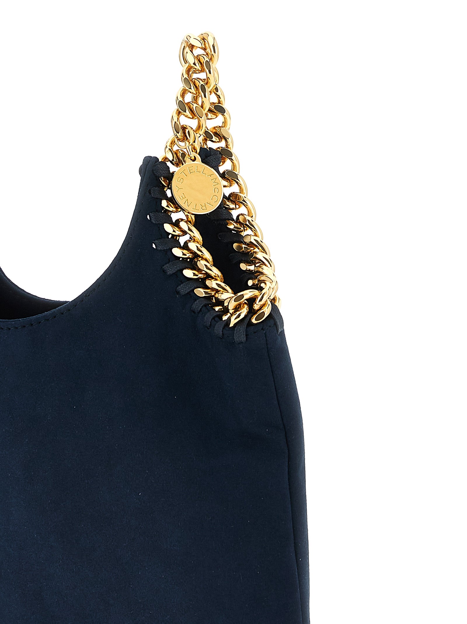 Stella McCartney Blue Alter Suede Wrist Bag