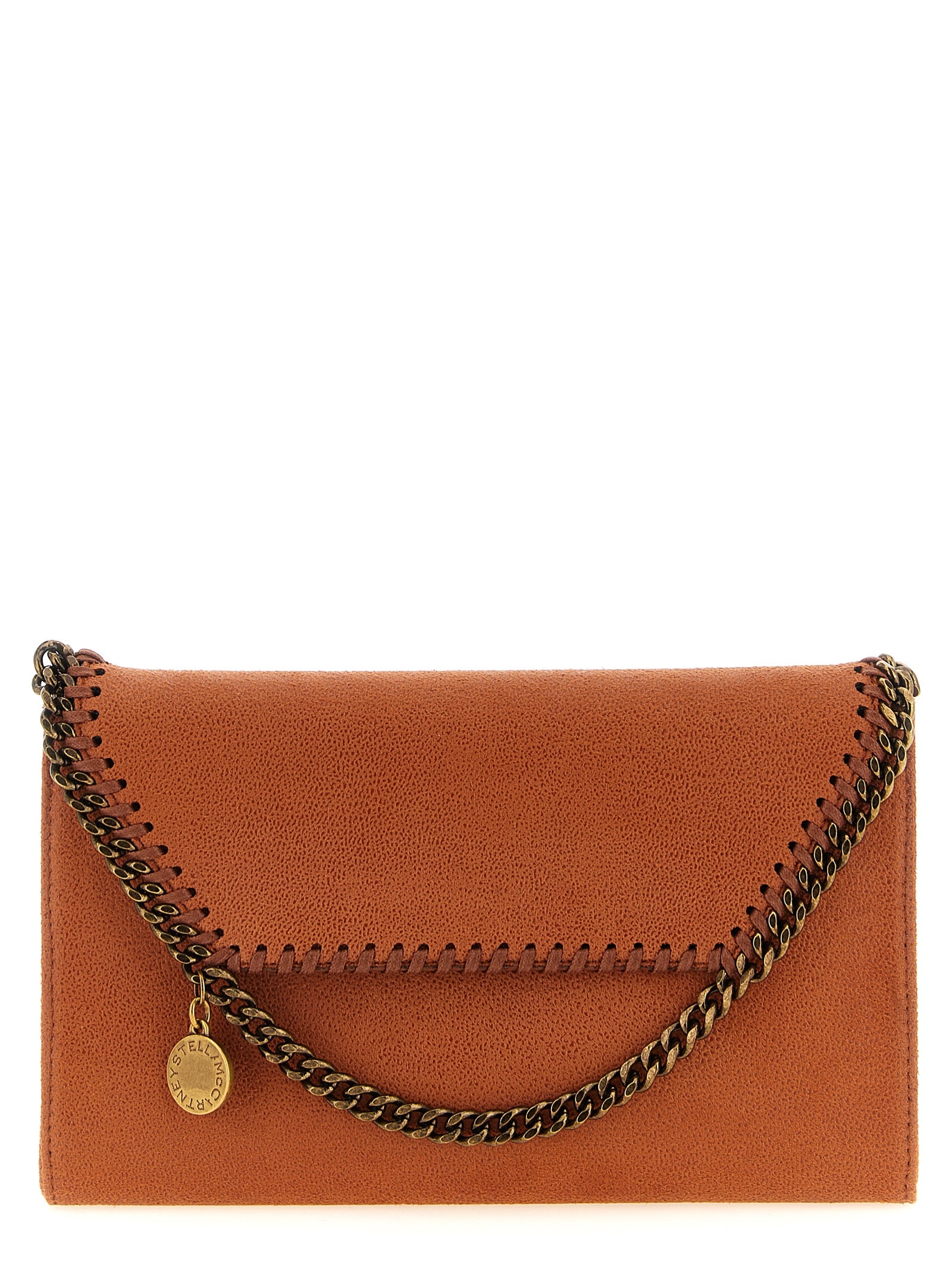 Stella McCartney Orange Eco Shaggy Deer Crossbody Bag