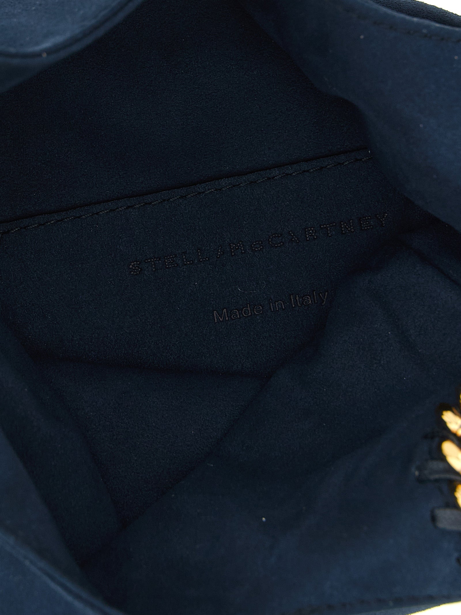 Stella McCartney Blue Alter Suede Wrist Bag
