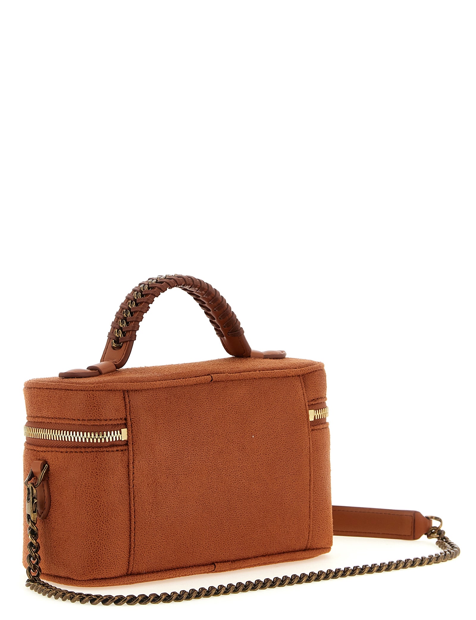 Stella McCartney Rust Eco Shaggy Deer Crossbody Bag
