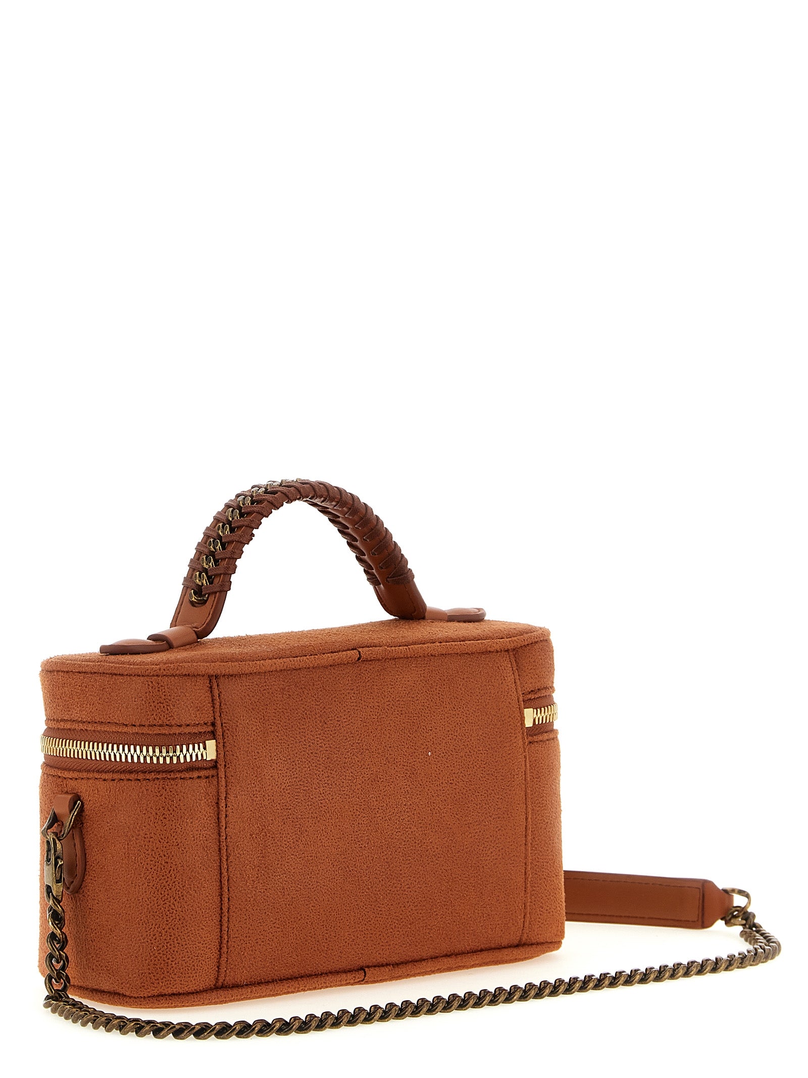 Stella McCartney Rust Eco Shaggy Deer Crossbody Bag