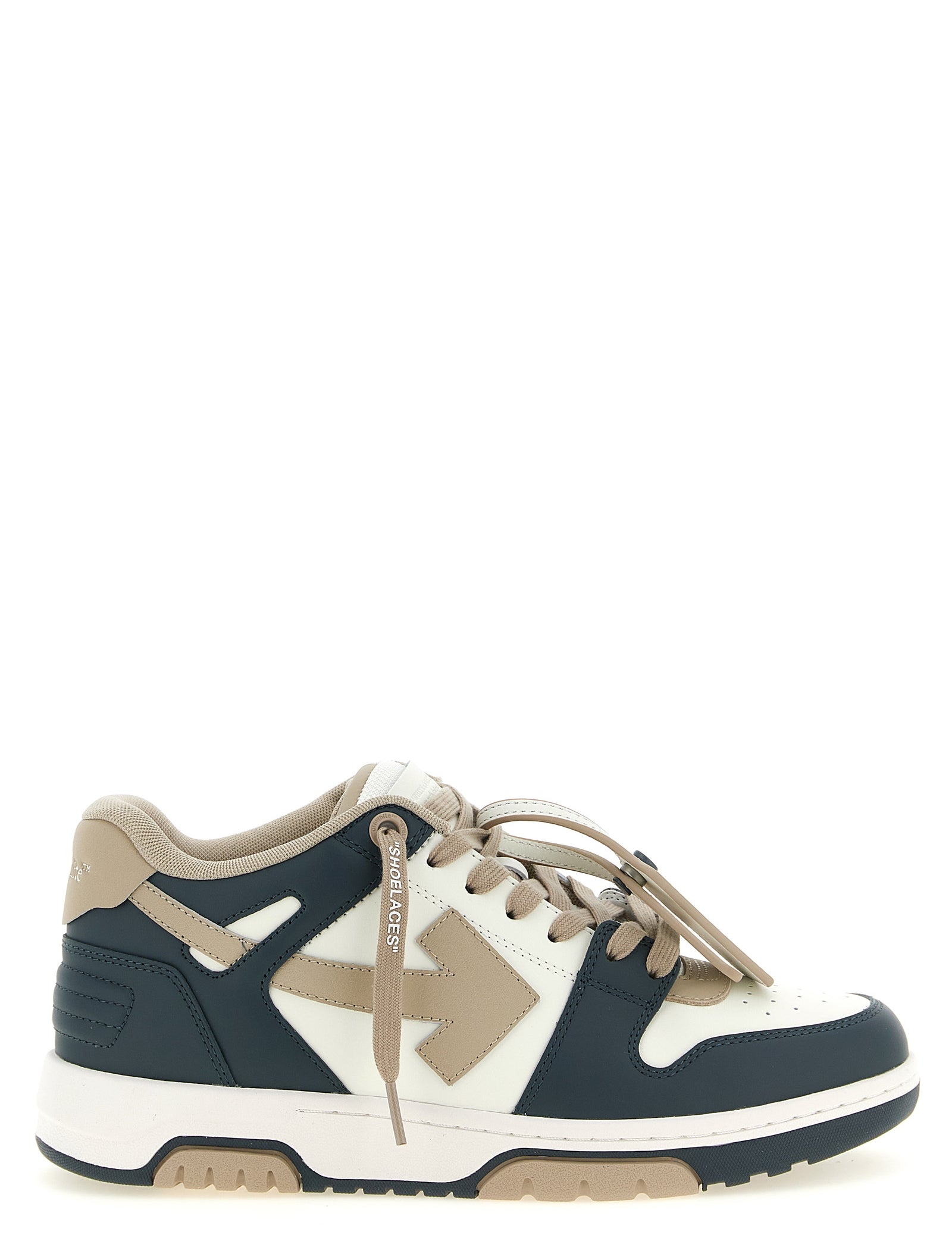 Off-White Multicolor Cowhide Low Top Sneakers