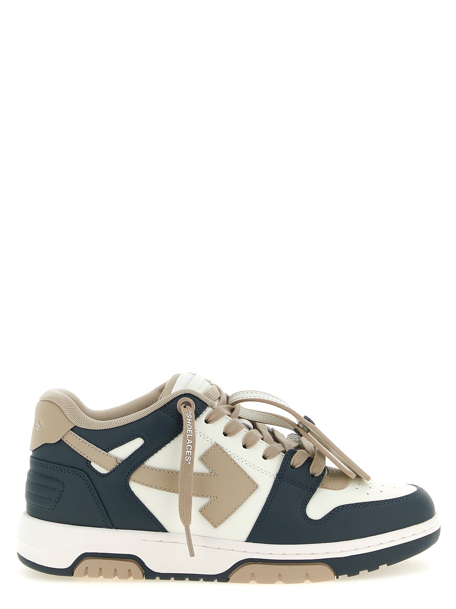 Off-White Multicolor Cowhide Low Top Sneakers