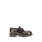 Prada Brown Calf Leather Loafers