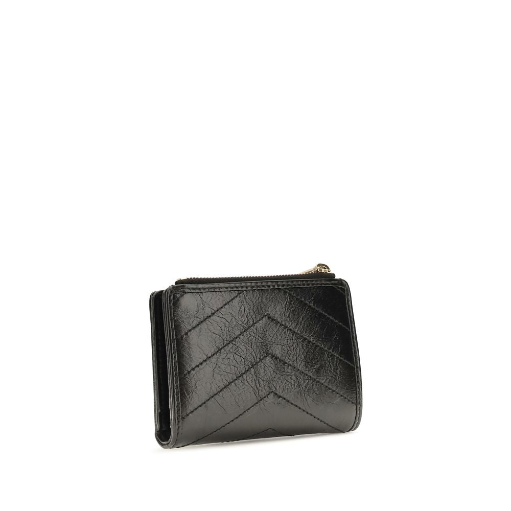 Saint Laurent Black Calf Leather Wallet