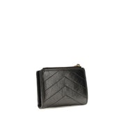 Saint Laurent Black Calf Leather Wallet