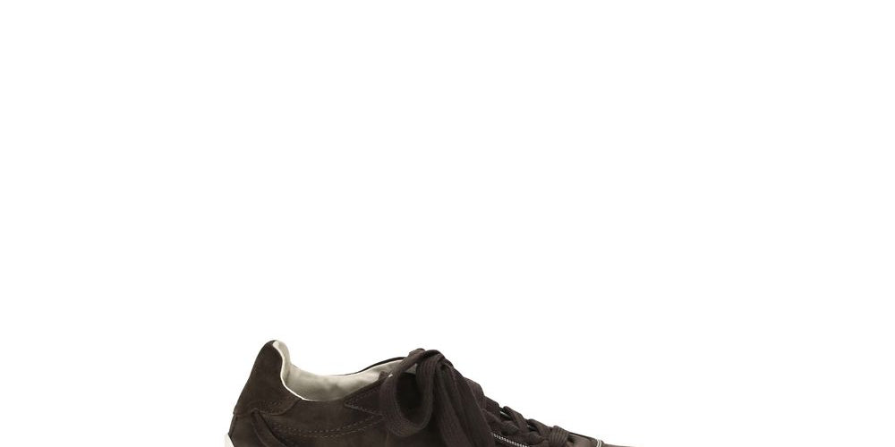 Brunello Cucinelli Brown Suede Low Top Sneakers