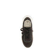 Brunello Cucinelli Brown Suede Low Top Sneakers
