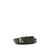 Prada Black Calf Leather Belt