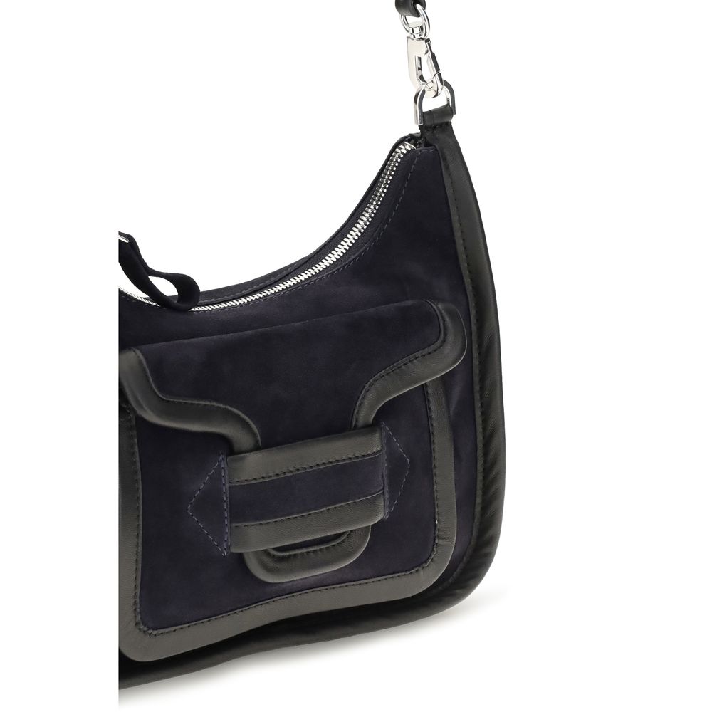 Pierre Hardy Black Calf Leather Shoulder Bag