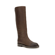 Paris Texas Brown Calf Leather Ankle Boots