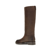 Paris Texas Brown Calf Leather Ankle Boots