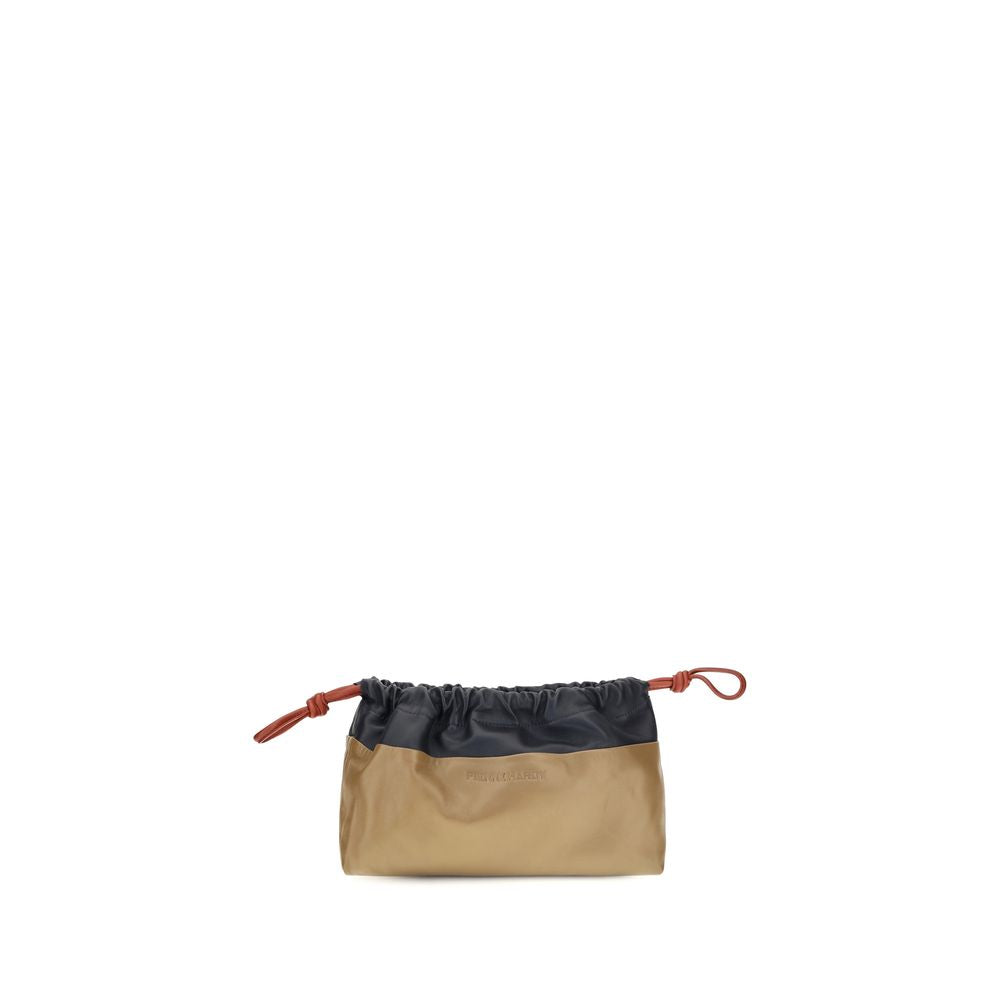 Pierre Hardy Beige Calf Leather Shoulder Bag