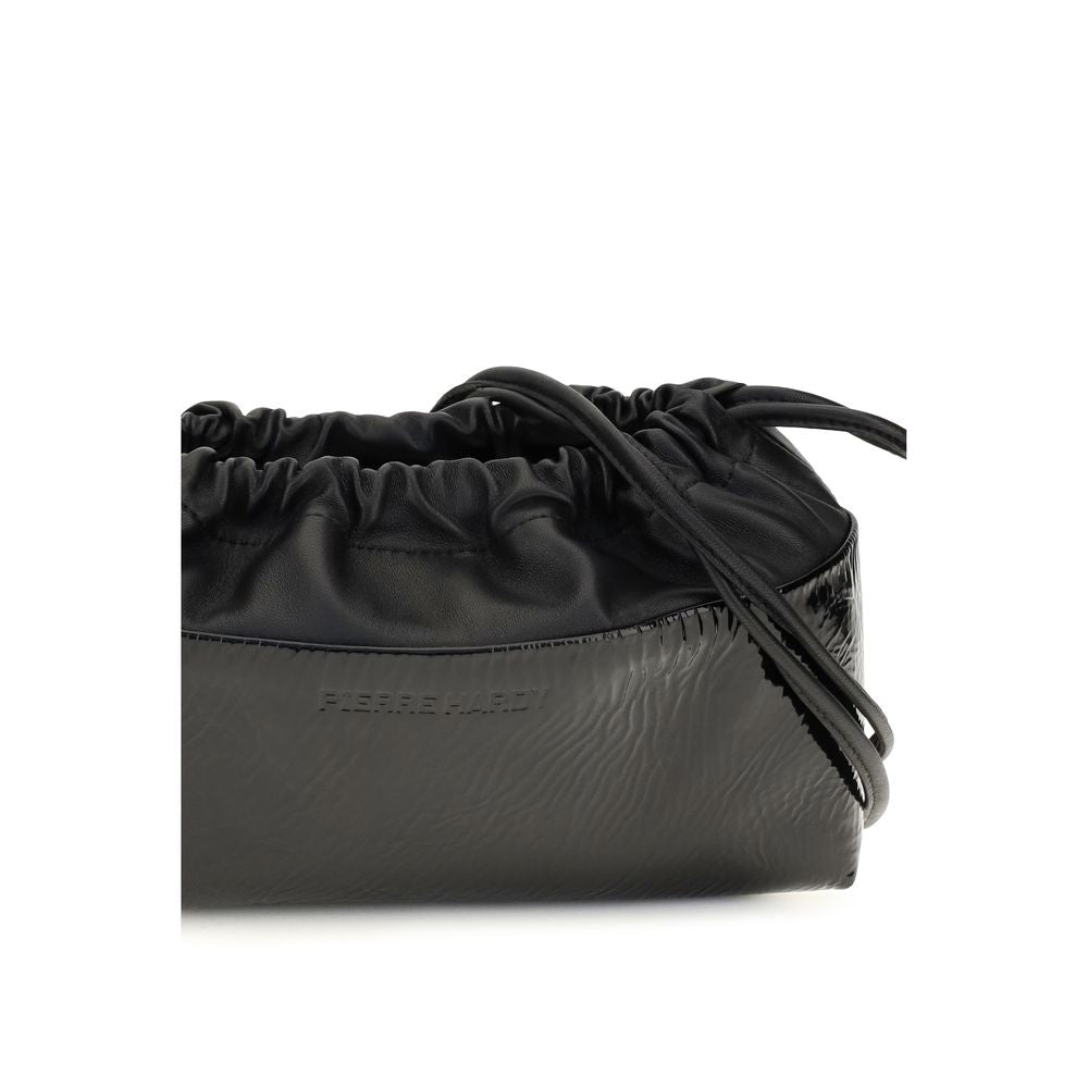 Pierre Hardy Black Calf Leather Shoulder Bag