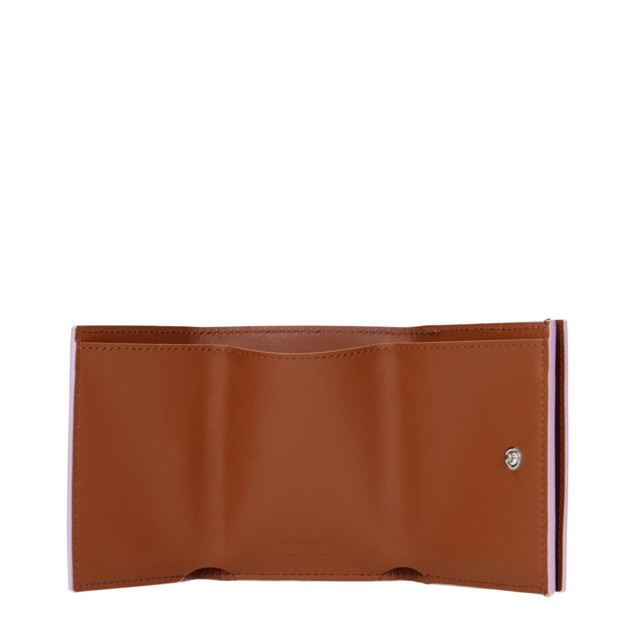 Jil Sander Pink Leather Wallets